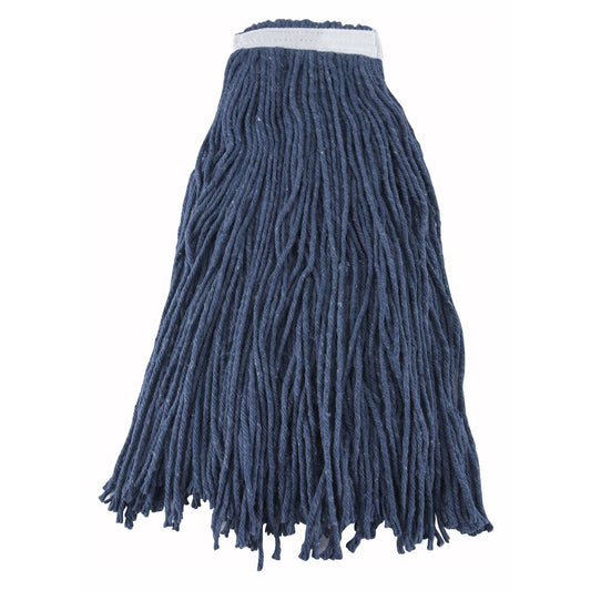 Winco - MOP-32C - Mop Head, Blue Yarn, 32oz, 800g, Cut Head - Janitorial - Maltese & Co New and Used  restaurant Equipment 