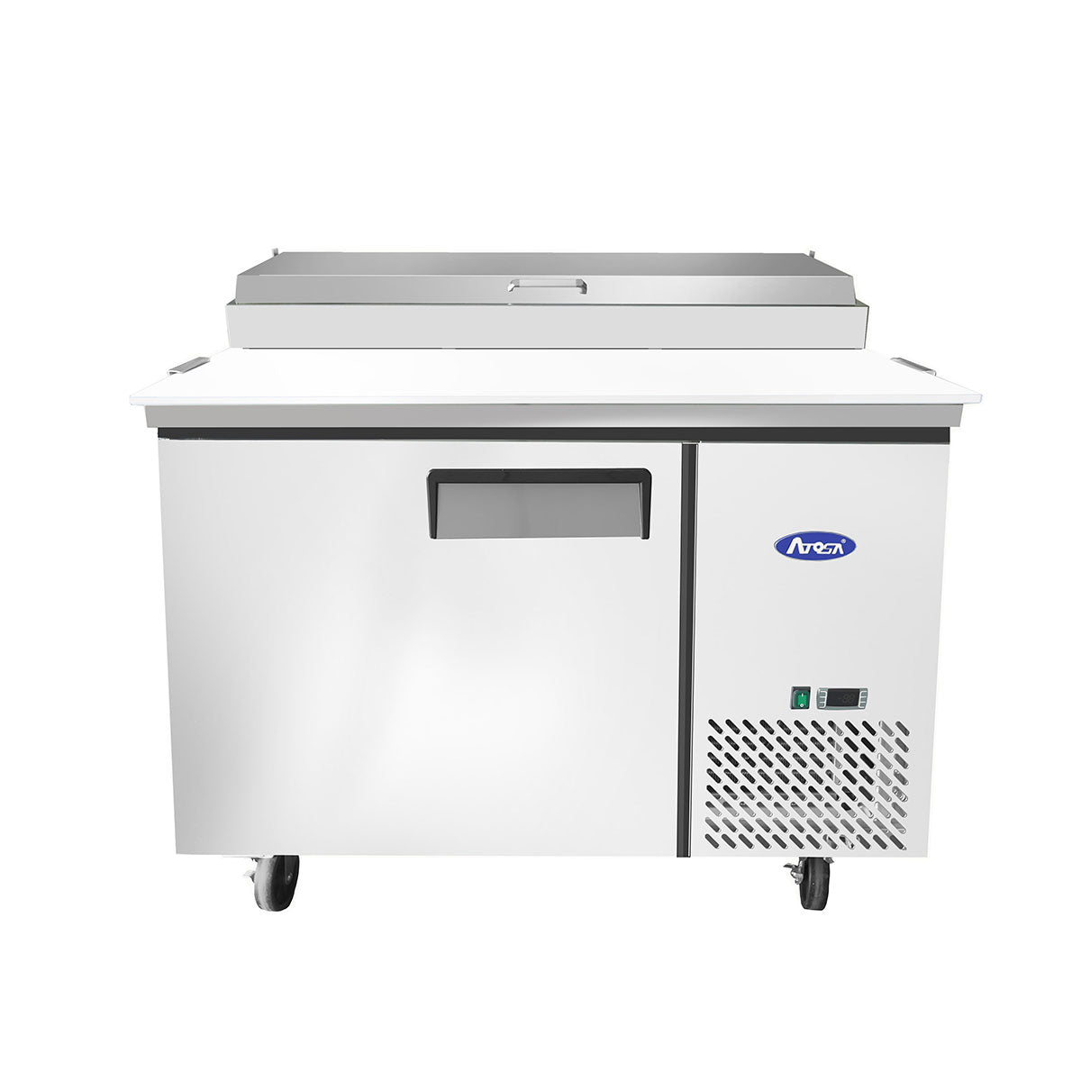 Atosa MPF8201GR 44'' Pizza Prep Table - 9.7 Cubic Ft - Maltese & Co New and Used  restaurant Equipment 