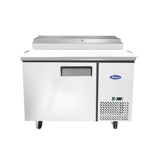 Atosa MPF8201GR 44'' Pizza Prep Table - 9.7 Cubic Ft - Maltese & Co New and Used  restaurant Equipment 