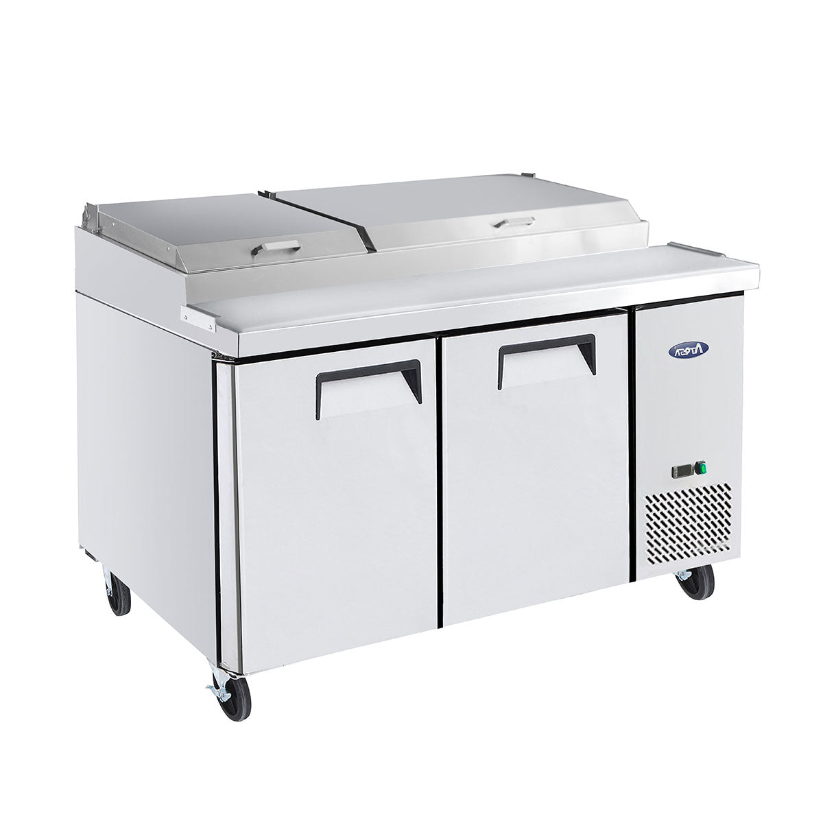 Atosa MPF8202GR 67'' Pizza Prep Table - 18.5 Cubic Ft - Maltese & Co New and Used  restaurant Equipment 