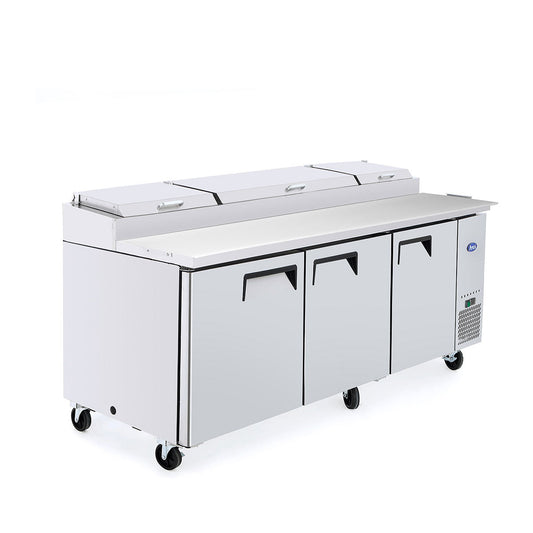 Atosa MPF8203GR 93'' Pizza Prep Table - 28.4 Cubic Ft - Maltese & Co New and Used  restaurant Equipment 