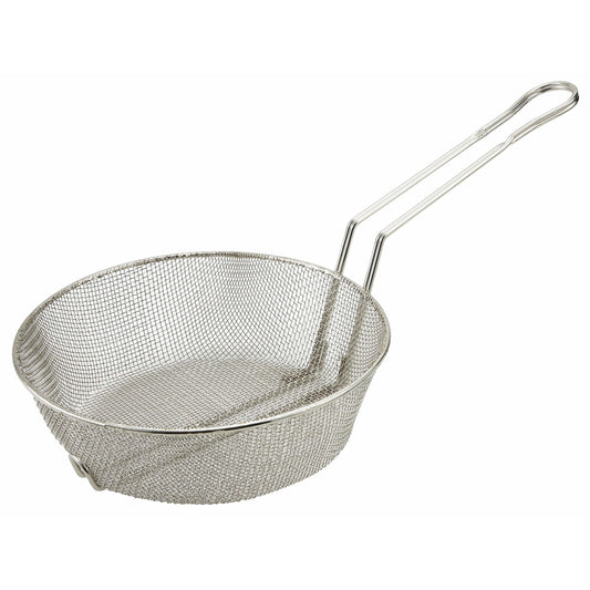 Winco - MSB-08F - 8" Culinary Basket, Fine Mesh, Nickel Plated - Kitchen Utensils - Maltese & Co New and Used  restaurant Equipment 