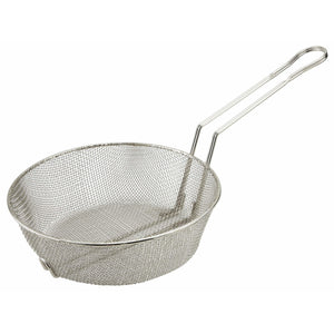Winco - MSB-08F - 8" Culinary Basket, Fine Mesh, Nickel Plated - Kitchen Utensils - Maltese & Co New and Used  restaurant Equipment 