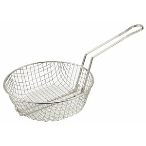 Winco - MSB-08 - 8" Culinary Basket, Course Mesh, Nickel Plated - Kitchen Utensils - Maltese & Co New and Used  restaurant Equipment 