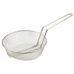 Winco - MSB-10M - 10" Culinary Basket, Medium Mesh, Nickel Plated - Kitchen Utensils - Maltese & Co New and Used  restaurant Equipment 