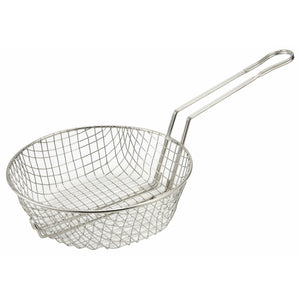 Winco - MSB-12 - 12" Culinary Basket, Course Mesh, Nickel Plated - Kitchen Utensils - Maltese & Co New and Used  restaurant Equipment 