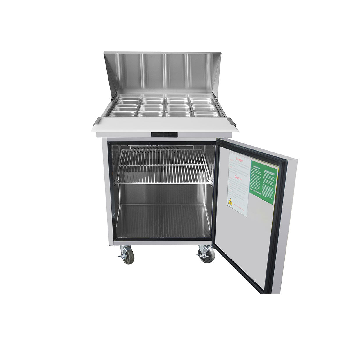 Atosa MSF8305GR 27'' Mega top Sandwich Prep. Table - 7.15 Cubic Ft - Maltese & Co New and Used  restaurant Equipment 