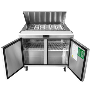 Atosa MSF8306GR 48'' Mega top Sandwich Prep. Table - 13.38 Cubic Ft. - Maltese & Co New and Used  restaurant Equipment 