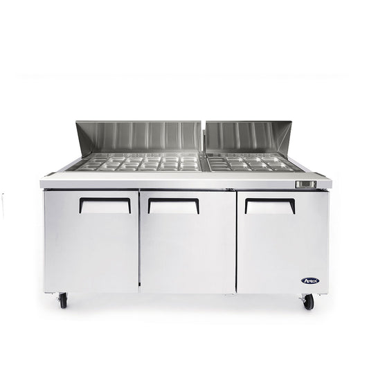 Atosa MSF8308GR 72'' Mega top Sandwich Prep. Table - 21.3 Cubic Ft - Maltese & Co New and Used  restaurant Equipment 