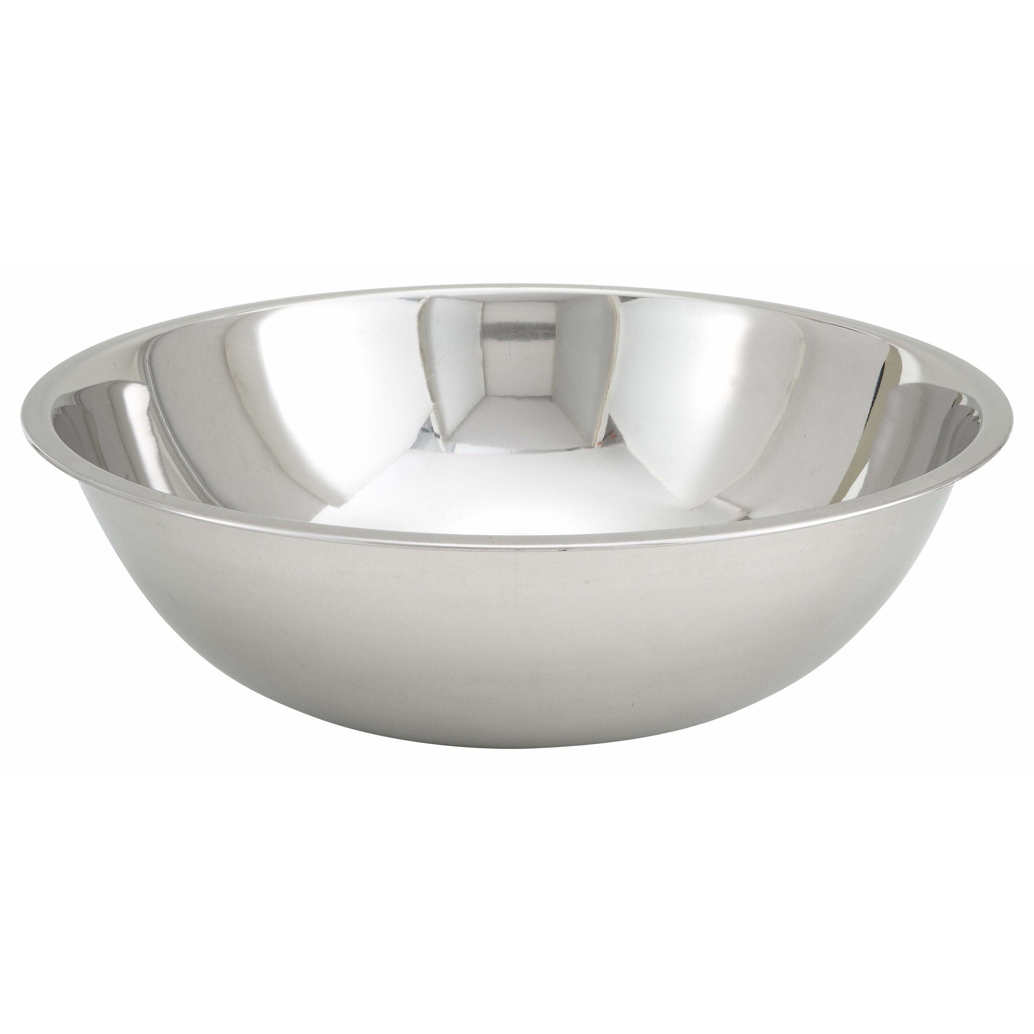 Winco All-purpose True Capacity Mixing Bowl, Stainless Steel, 8