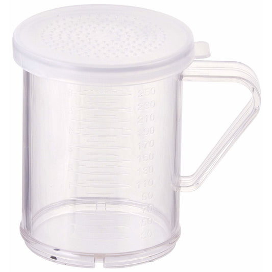 Winco - PDG-10 - 10oz Dredge, 3 Clear Snap-on Lids, PC - Bakeware - Maltese & Co New and Used  restaurant Equipment 