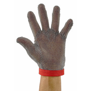 Winco - PMG-1M - Protective Mesh Glove, Medium, Reversible, Red - Chef Cutlery - Maltese & Co New and Used  restaurant Equipment 