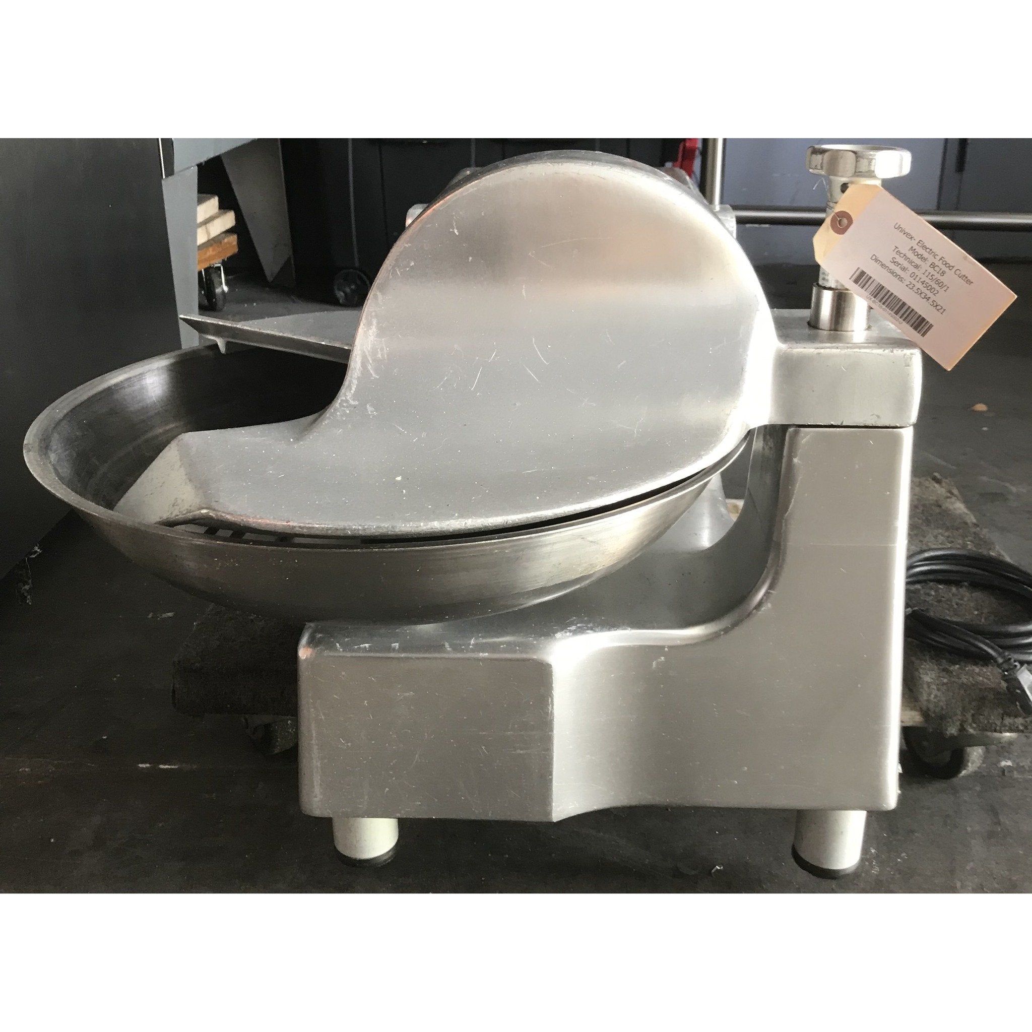 Univex - Electric Food Cutter Model - BC18 - Maltese & Co New and Used  restaurant Equipment 