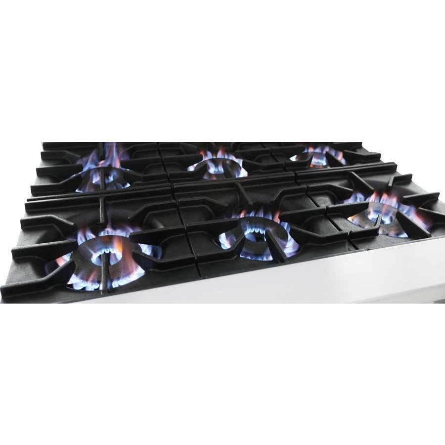 36" Heavy Duty Gas Range - 6 Burners and Oven Controls - S360 - Maltese & Co New and Used  restaurant Equipment 