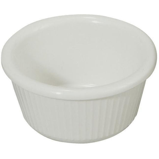 Winco - RFM-3W - 3oz Fluted Ramekins, White - Dinnerware - Maltese & Co New and Used  restaurant Equipment 