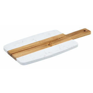 Winco - SBMW-157 - Marble and Wood Serving Board, 15" x 7" - Tabletop - Maltese & Co New and Used  restaurant Equipment 
