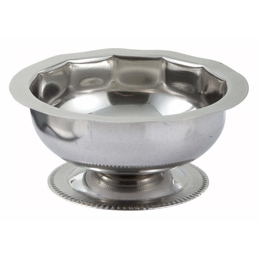 Winco - SD-3 - 3-1/2oz Sherbet Dish, Stainless Steel - Tabletop - Maltese & Co New and Used  restaurant Equipment 