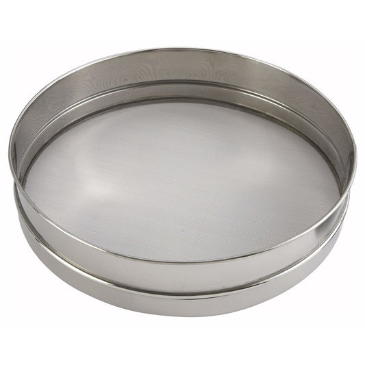 Winco - SIV-16 - 16" Sieve, Stainless Steel Rim and Mesh - Bakeware - Maltese & Co New and Used  restaurant Equipment 