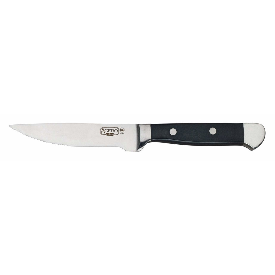 Winco - SK-12 - ACERO Gourmet Steak Knives, 12-pc Bulk Pack - Flatware - Maltese & Co New and Used  restaurant Equipment 