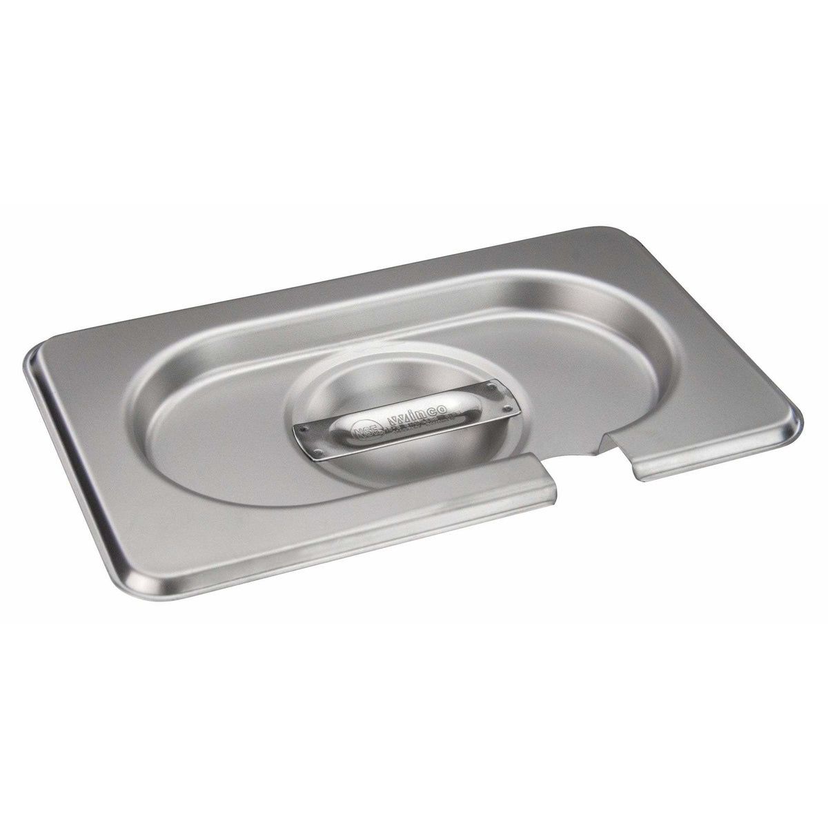 Winco - SPCN-GN - Stainless Steel Steam Pan Cover for SPJH-906G/N, Solid - Steam Table - Maltese & Co New and Used  restaurant Equipment 