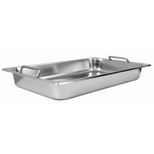 Winco - SPF2-HD - Straight-sided Steam Pan, Full-size, 2-1/2", 25 Ga Stainless Steel - Buffet Service - Maltese & Co New and Used  restaurant Equipment 