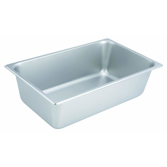 Winco - SPF6 - Straight-sided Steam Pan, Full-size, 6", 25 Ga Stainless Steel - Steam Table - Maltese & Co New and Used  restaurant Equipment 