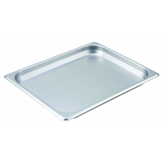 Winco - SPH1 - Straight-sided Steam Pan, Half-size, 1-1/4", 25 Ga Stainless Steel - Steam Table - Maltese & Co New and Used  restaurant Equipment 