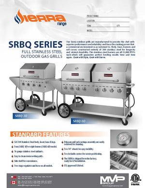 Sierra - SRBQ-30 - Outdoor Gas Grill - Brand New - Maltese & Co New and Used  restaurant Equipment 
