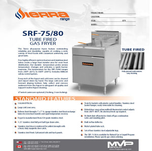 Sierra - SRF-75/80 - Fryer - Brand New - Maltese & Co New and Used  restaurant Equipment 