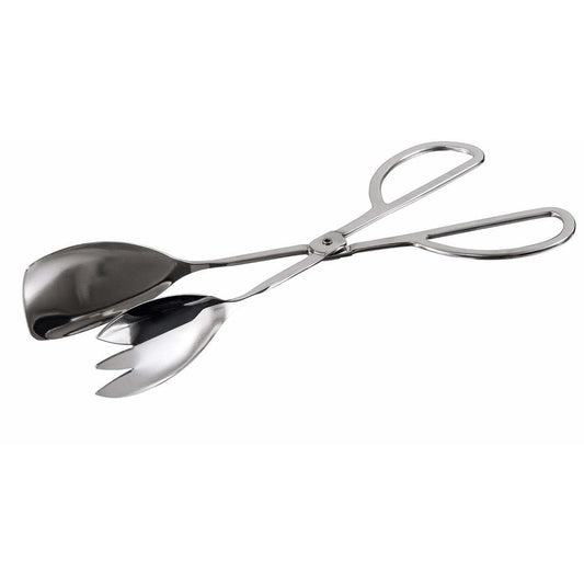 Winco - ST-105SF - 10-1/2" Salad Tong, Spoon/Fork Scissor Style, Stainless Steel - Buffet Service - Maltese & Co New and Used  restaurant Equipment 