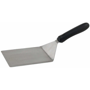 Winco - TKP-63 - Extra Heavy Turner w/Cutting Edge, Black PP Hdl, 5â€ x 6â€ Blade - Chef Cutlery - Maltese & Co New and Used  restaurant Equipment 