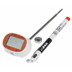 Winco - TMT-DG2 - Digital Thermometer, 1-3/16" LCD, 4-3/4" Probe, White - Food Preparation - Maltese & Co New and Used  restaurant Equipment 
