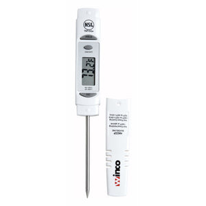Winco - TMT-DG4 - Digital Thermometer, 1-1/4" LCD, 3-1/8" Probe, White - Food Preparation - Maltese & Co New and Used  restaurant Equipment 