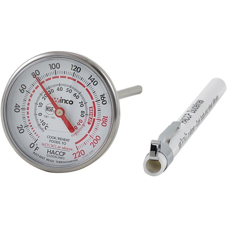 Winco - TMT-IR1 - Instant Read Thermometer, 1-3/4 Dial, 5 Probe - Food  Preparation