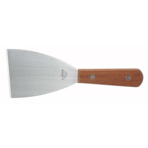 Winco - TN526 - Scraper, Wooden Hdl, 4-3/8" x 3" Blade - Chef Cutlery - Maltese & Co New and Used  restaurant Equipment 