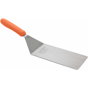 Winco - TNH-42 - High Heat Turner w/Offset, Orange Nylon Hdl, 8"x4" Blade - Chef Cutlery - Maltese & Co New and Used  restaurant Equipment 