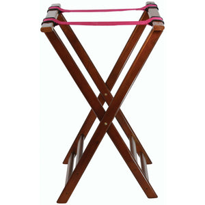 Winco - TR-33W - Folding Tray Stand, 32"H, Walnut - Dining Service - Maltese & Co New and Used  restaurant Equipment 