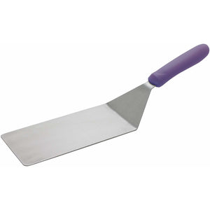 Winco - TWP-42P - Turner w/Offset, Purple PP Hdl, 8" x 4" Blade, Allergen Free - Kitchen Utensils - Maltese & Co New and Used  restaurant Equipment 