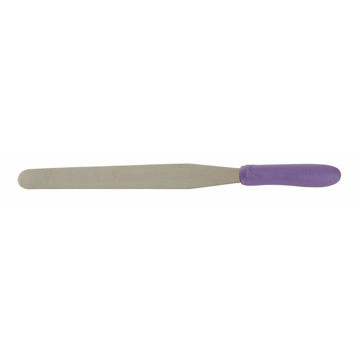 Winco - TWPS-9P - Bakery Spatula, Purple PP Hdl, 10" x 1-3/8" Blade, Allergen Free - Kitchen Utensils - Maltese & Co New and Used  restaurant Equipment 