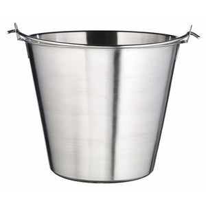 Winco - UP-13 - Utility Pail, 13qt, Stainless Steel - Food Preparation - Maltese & Co New and Used  restaurant Equipment 