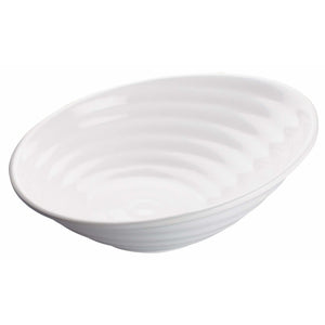 Winco - WDM003-203 - 16"Dia Melamine Angle Bowl, White, 6pcs/case - Dinnerware - Maltese & Co New and Used  restaurant Equipment 