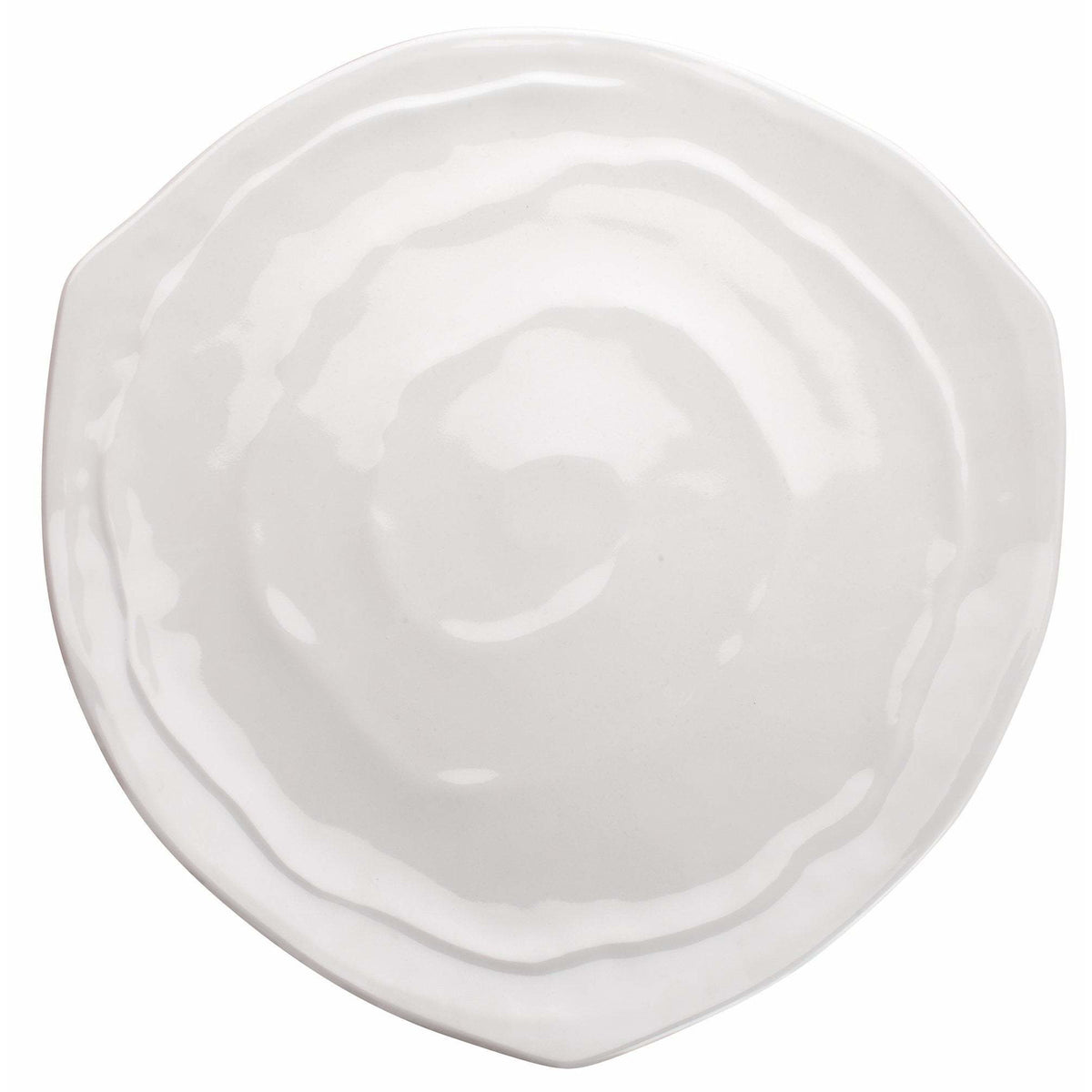 Winco - WDM007-203 - 13-1/4" Melamine Triangular Plate, White, 12pcs/case - Dinnerware - Maltese & Co New and Used  restaurant Equipment 