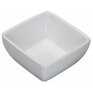 Winco - WDM009-202 - 3-1/2" Melamine Square Mini Bowl, White, 48pcs/case - Dinnerware - Maltese & Co New and Used  restaurant Equipment 