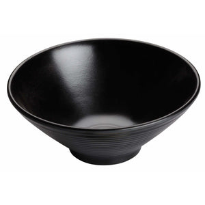 Winco - WDM014-302 - 6-7/8"Dia Melamine Bowl, Black, 24pcs/case - Dinnerware - Maltese & Co New and Used  restaurant Equipment 