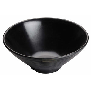 Winco - WDM014-303 - 8"Dia Melamine Bowl, Black, 24pcs/case - Dinnerware - Maltese & Co New and Used  restaurant Equipment 