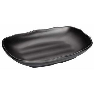 Winco - WDM018-302 - 8-3/4" x 5-1/2" Melamine Rectangular Plate, Black, 24pcs/case - Dinnerware - Maltese & Co New and Used  restaurant Equipment 