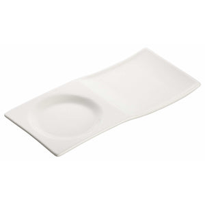 Winco - WDP012-101 - 8" x 3-3/4" Porcelain Tray, Bright White, 36 pcs/case - Dinnerware - Maltese & Co New and Used  restaurant Equipment 