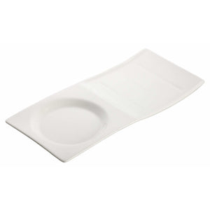 Winco - WDP012-102 - 10-1/2" x 5" Porcelain Tray, Bright White, 24 pcs/case - Dinnerware - Maltese & Co New and Used  restaurant Equipment 