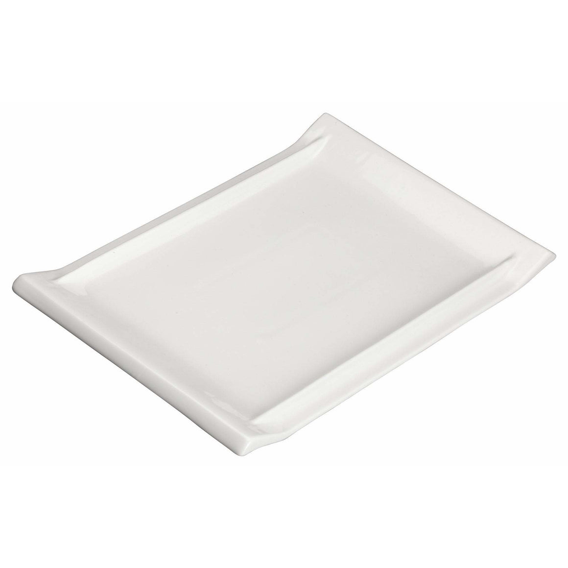 Winco - WDP017-112 - 11-7/8" x 8" Porcelain Rectangular Platter, Bright White, 12 pcs/case - Dinnerware - Maltese & Co New and Used  restaurant Equipment 