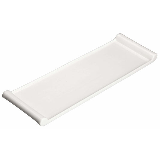 Winco - WDP017-115 - 12" x 3-3/4" Porcelain Rectangular Platter, Bright White, 24 pcs/case - Dinnerware - Maltese & Co New and Used  restaurant Equipment 